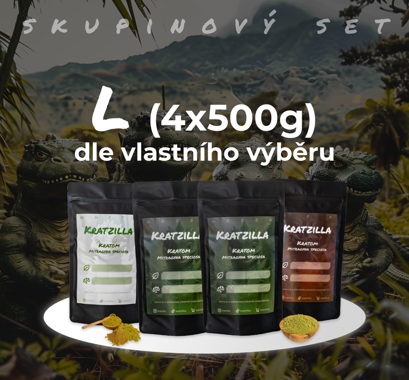 Kratom Skupinový Set L